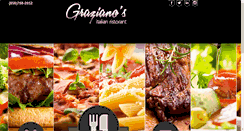 Desktop Screenshot of grazianosristorant.com